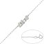  Pulsera personalizada de plata nombre y corazón TITA